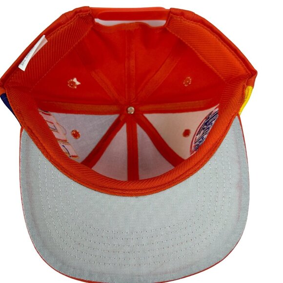 Vintage Snapback Hat Ricky Rudd Tide Racing NASCAR 10 Orange Baseball Cap - Picture 10 of 13
